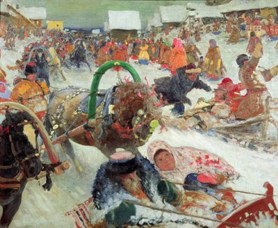 Shrovetide, 1905 by Sergej Vasilevic Ivanov